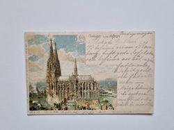Vykort Tyskland, Köln 1900