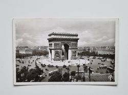 Vykort Paris Triumfbågen, 1932
