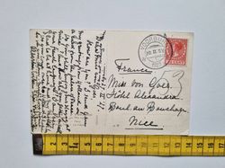 Vykort Nederländerna. Haag. Fredspalatset, 1927