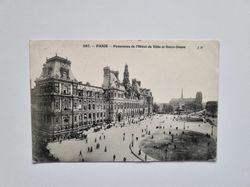 Vykort Hôtel de ville, Paris, 1913