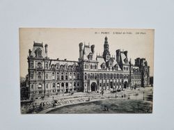 Vykort Hôtel de ville, Paris