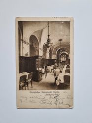 Vykort Weinstuben Kempinski, Berlin 1910