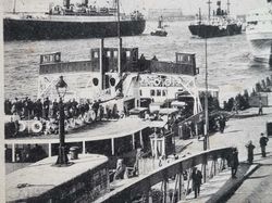 Vykort Antwerpen Anvers, 1939. Hamnen