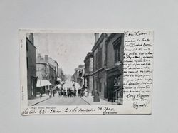 Vykort High Street. Maryport, 1904. Gruppfoto