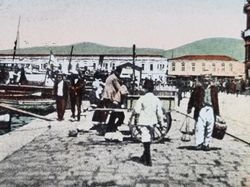 Vykort Smyrne Le Port, 1927