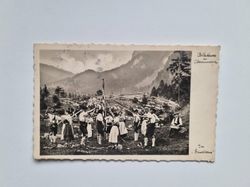 Vykort Midsommarfirande, 1934