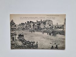 Vykort Frankrike återerövrande 1917. Peronne.