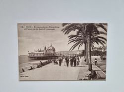 Vykort NICE. Gående människor. Promenade des États-Unis
