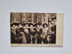 Vykort The Officers of the St Adrian Militia Company in 1630