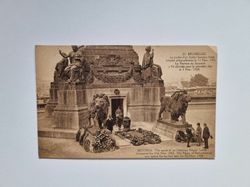 Vykort BRUSSELS The grave of an Unknown Belgian Soldier, 1927