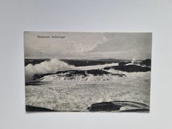 Vykort Marstrand, Bränningar, 1928