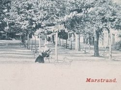 Vykort Paradiset, Marstrand Fredrique Anders Lånbibl.