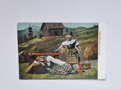 Vykort Förstörd middagssömn, 1904