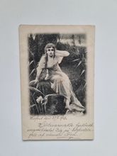 Vykort Poserande kvinna 1903