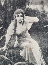 Vykort Poserande kvinna 1903