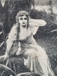 Vykort Poserande kvinna 1903