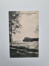 Vykort Parti från Sjön Möckeln. Elmhult, 1916