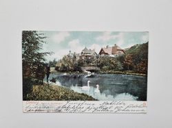 Vykort Göteborg Motiv från Slottsskogen, 1903