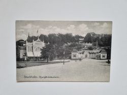 Vykort Stockholm. Djurgårdsteatern, 1923