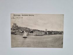 Vykort Marstrand. Karlstens fästning, 1908