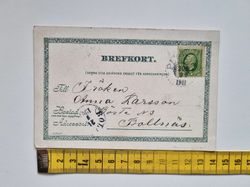 Vykort Gefle. Stadsträdgården, 1901
