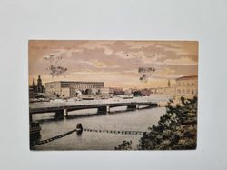 Vykort Utsikt från Skeppsholmen, Stockholm, 1906