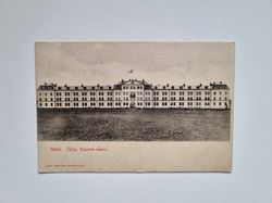 Vykort Sköfde. Lifre. Husarers kasern, 1906