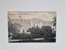 Vykort Vänersborg. Nya Lasarettet, 1910