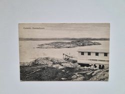 Vykort Gottskär, Dambadhuset 1919