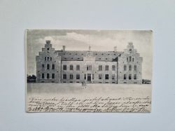 Vykort Visby. Folkskolan