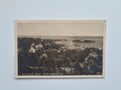 Vykort Stockholms Utsikt över Saltsjöbaden, 1913