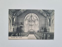 Vykort Sundals Ryrs kyrka 1909