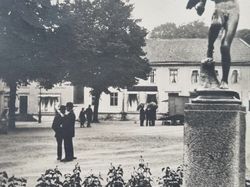 Vykort Torget Ronneby, 1926