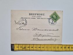 Vykort Trollhättan, 1903. Helvetesfallen och Kopparklinten
