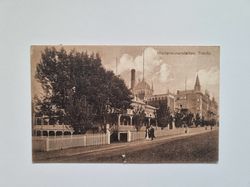 Vykort Wattenkuranstalten, Tranås 1914