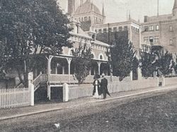 Vykort Wattenkuranstalten, Tranås 1914