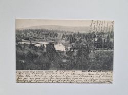 Vykort Ludvika 1905. Utsikt från tornet