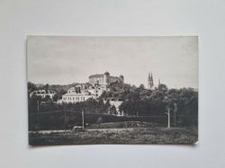 Vykort Uppsala. Domkyrkan och Akademiska sjukhuset