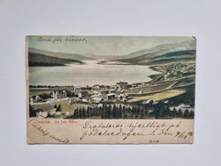 Vykort Jämtland 1908. Åre från Totten