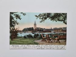Vykort Mariestad