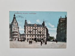 Vykort Stockholm. Stureplan. 1910. Hotell Anglais