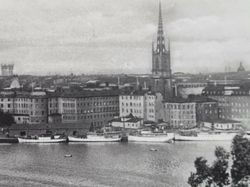 Vykort STOCKHOLM. Riddarholmen från Södermalm.