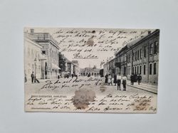 Vykort Jernvägsgatan, Karlstad 1902