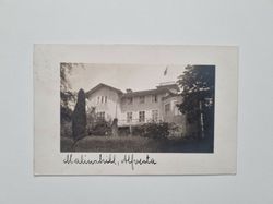 Vykort på hus, 1927