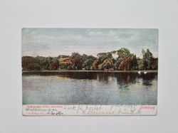 Vykort Slottsskogen (Stora Dammen) Göteborg, 1908