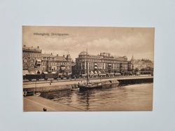 Vykort Hälsingborg, Järnvägsgatan