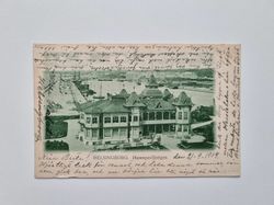 Vykort Helsingborg 1904. Hamnpaviljongen