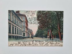 Vykort Malmö. Slottsgatan 1906