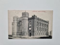 Vykort Landskrona. Elektricitetsverket 1912