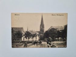 Vykort Malmö. Norra Wallgatan, 1913